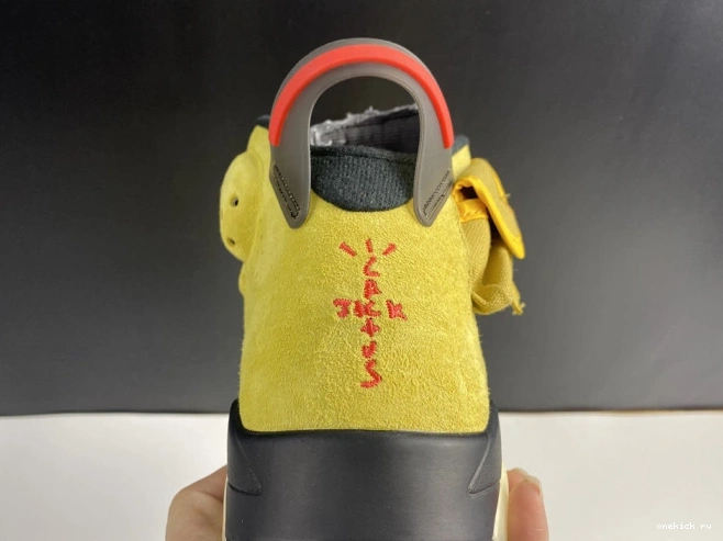Rep Onekick X TRAVIS YELLOW 6 JORDAN CN1084-300 SCOTT AIR 0817